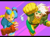 une photo d'Ã©cran de X-Men VS Street Fighter sur Sony Playstation